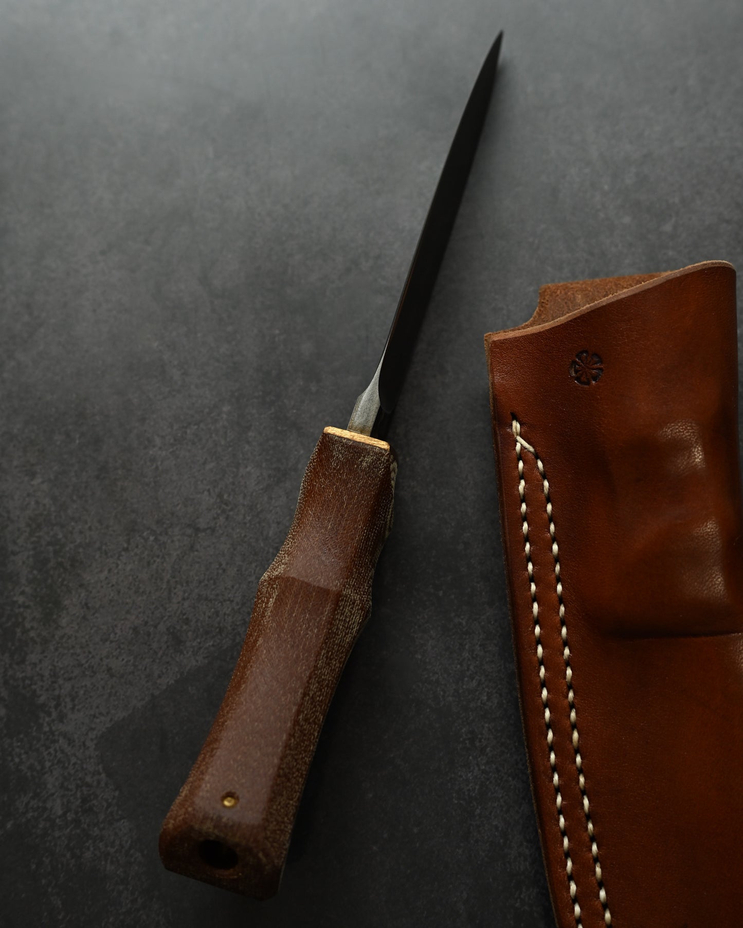 Wtopia Arawashi WP2 Straight Knife Japanese Made Westinghouse Micarta