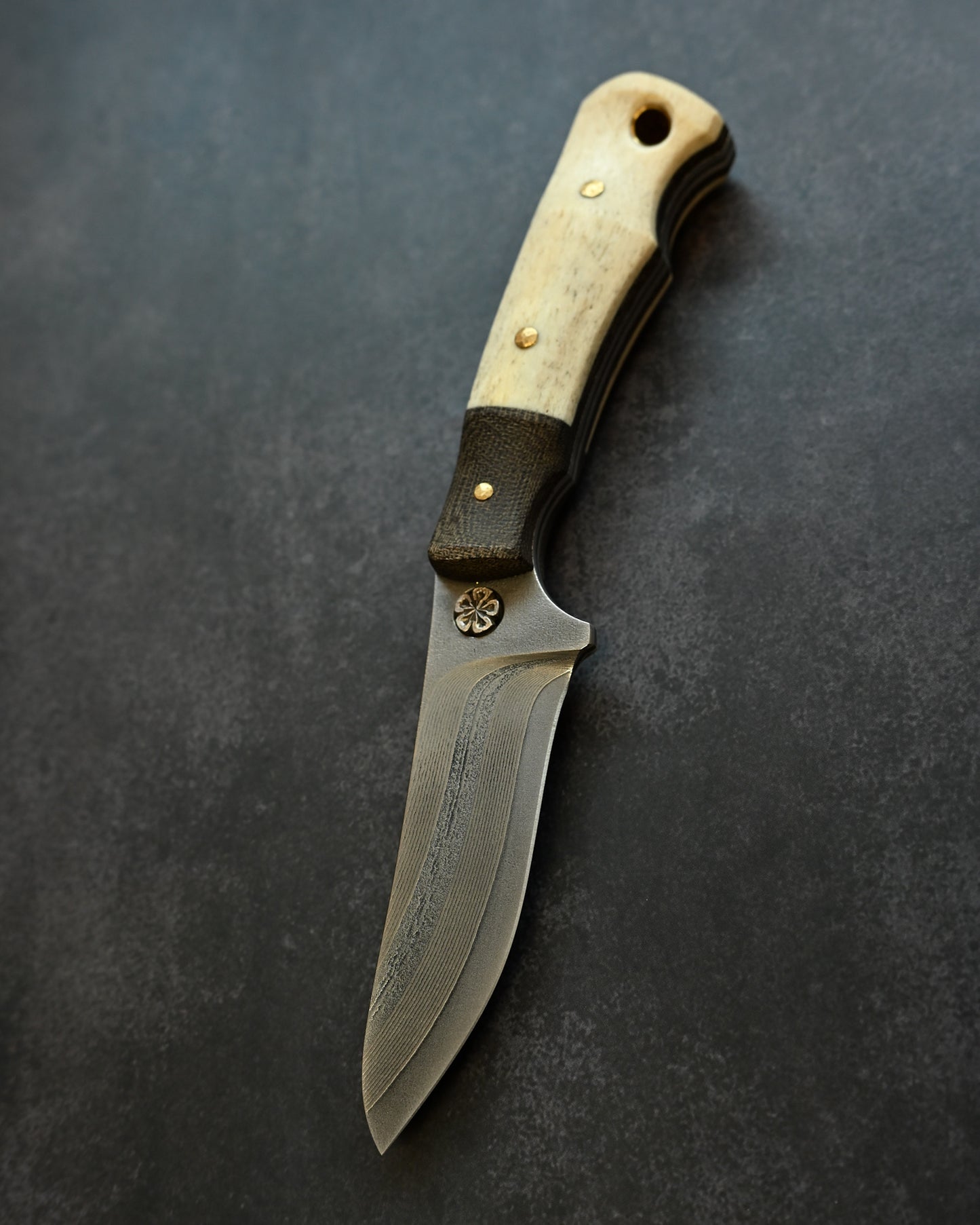 Wtopia BLACK RHINO アウトドアナイフ|R2積層鋼|関市ナイフショー限定|日本製ハンドメイド