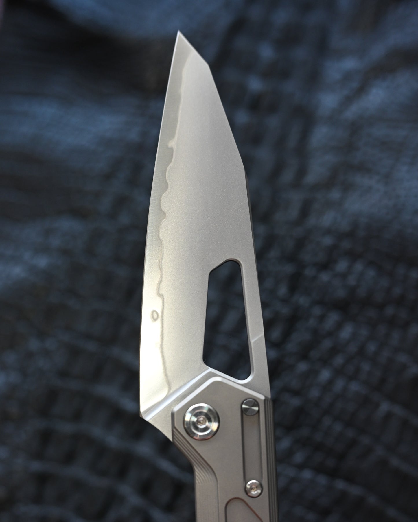 TACRAY DT03 Folding Cooking Knife (Titanium Handle | SRS13 Blade)