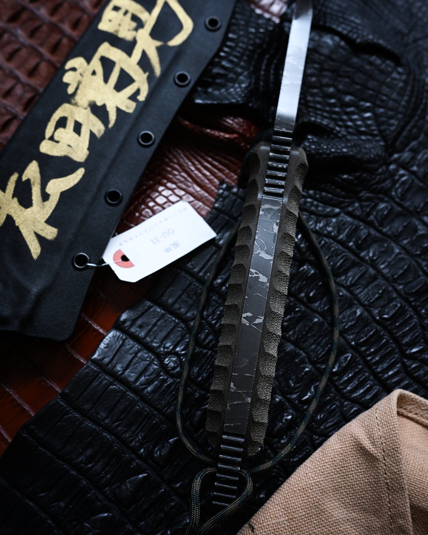 Kiku Matsuda × Kiku Knives|FUJIN Tactical Knife – Ginza Exhibition Special (Rare Collector’s Edition, Extra Thick Blade)