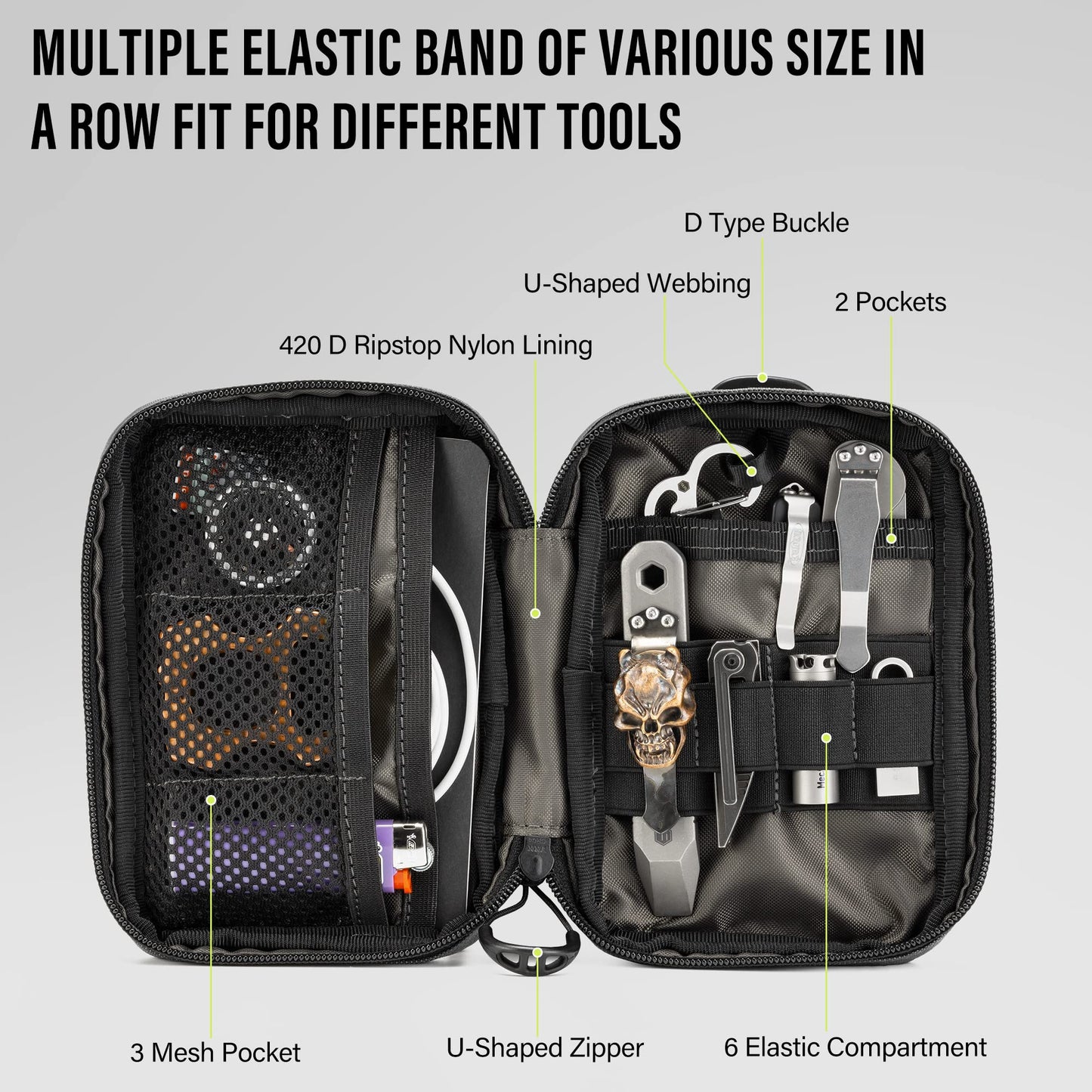 TACTICAL_GEEK Block E 2.0 Multifunctional EDC storage pouch