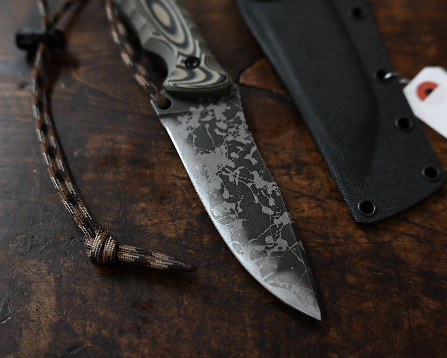 Aoba | Kiku Knives Kiku Matsuda Signature Tactical Fixed Blade - OU-31 Steel | Outdoor & Survival Knife