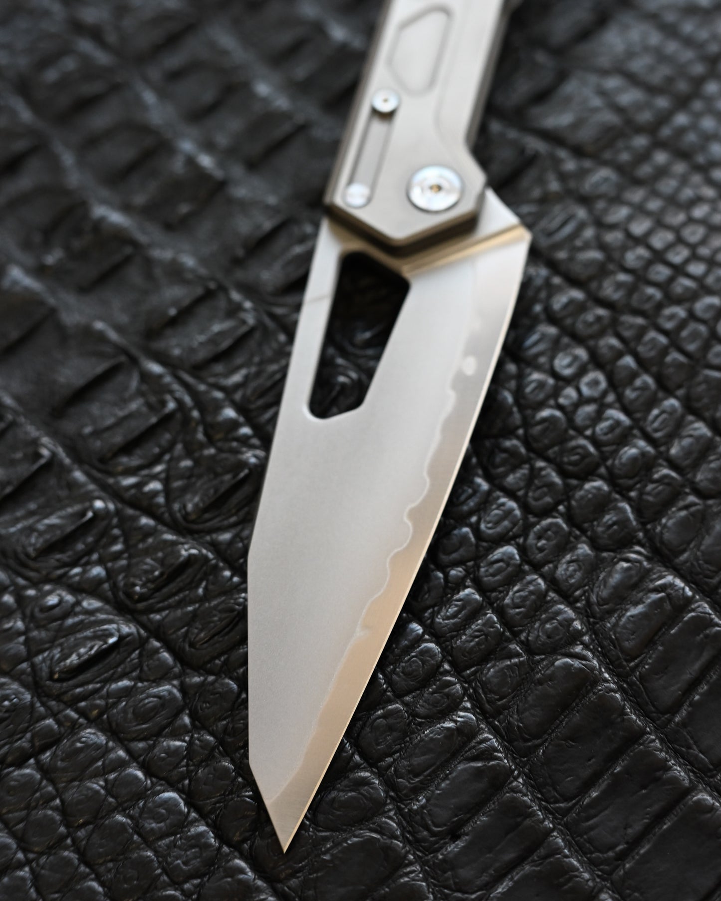 TACRAY DT03 Folding Cooking Knife (Titanium Handle | SRS13 Blade)