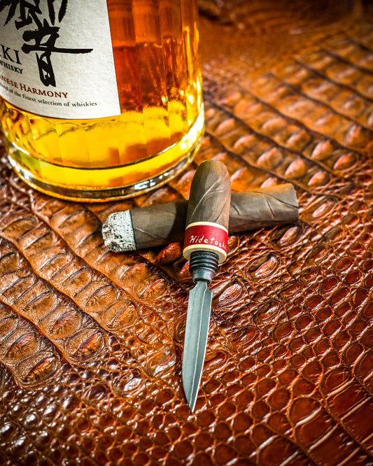 Hidetoshi Nakayama “Cigar B”|Damascus Hidden Knife (Limited Edition)