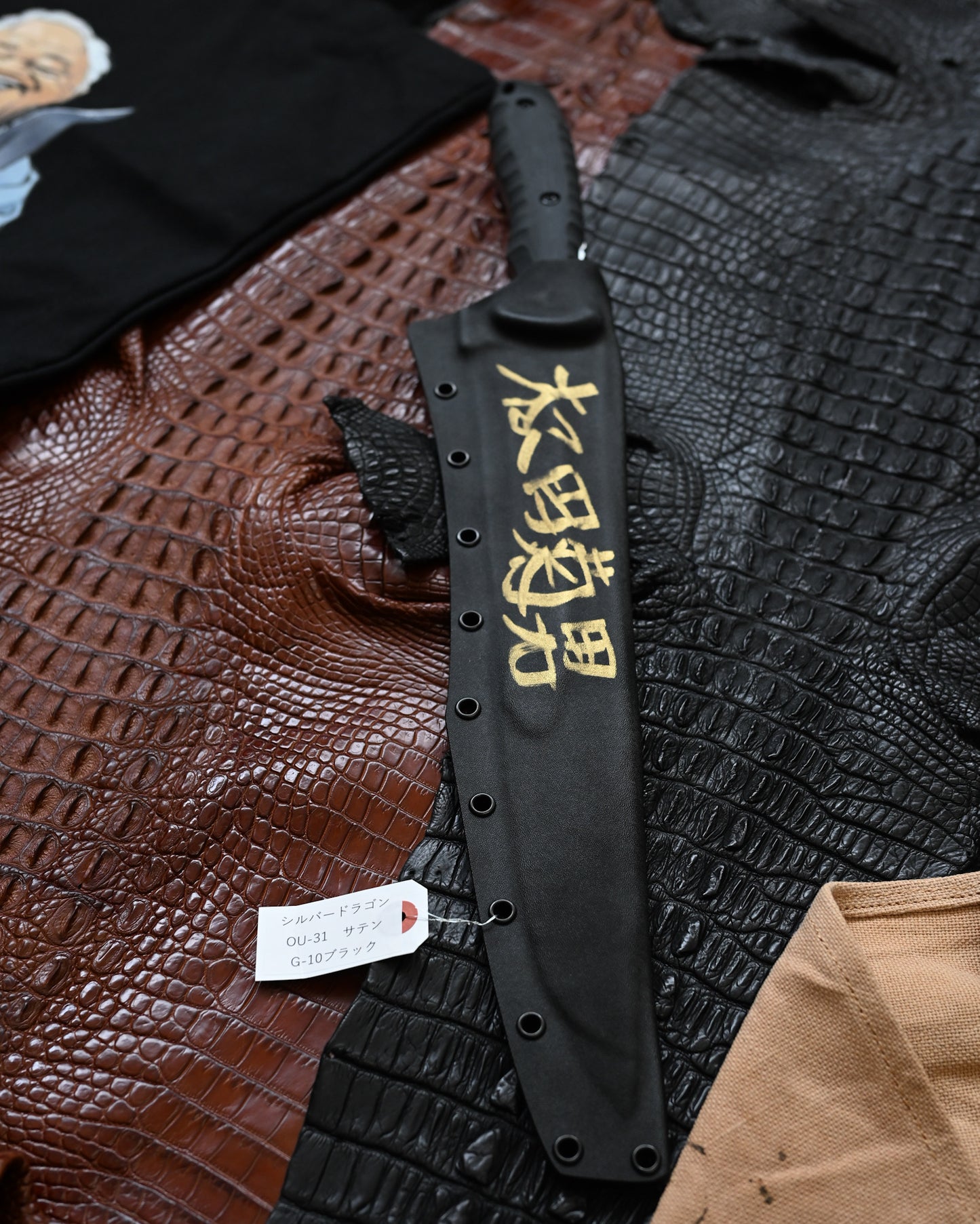 Kiku Matsuda Kikuknives Silver Dragon Ginza Exhibition Limited Edition | Popular Collector’s Model Hand-Signed OU-31 Steel Custom Sheath Ultra-Rare