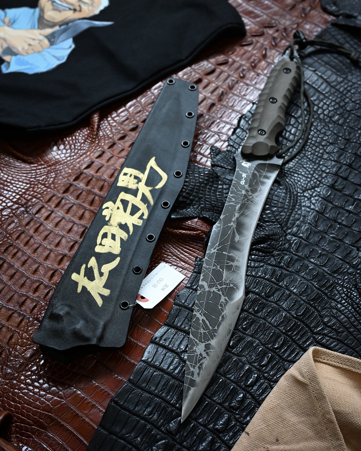 Kiku Matsuda × Kiku Knives|FUJIN Tactical Knife – Ginza Exhibition Special (Rare Collector’s Edition, Extra Thick Blade)