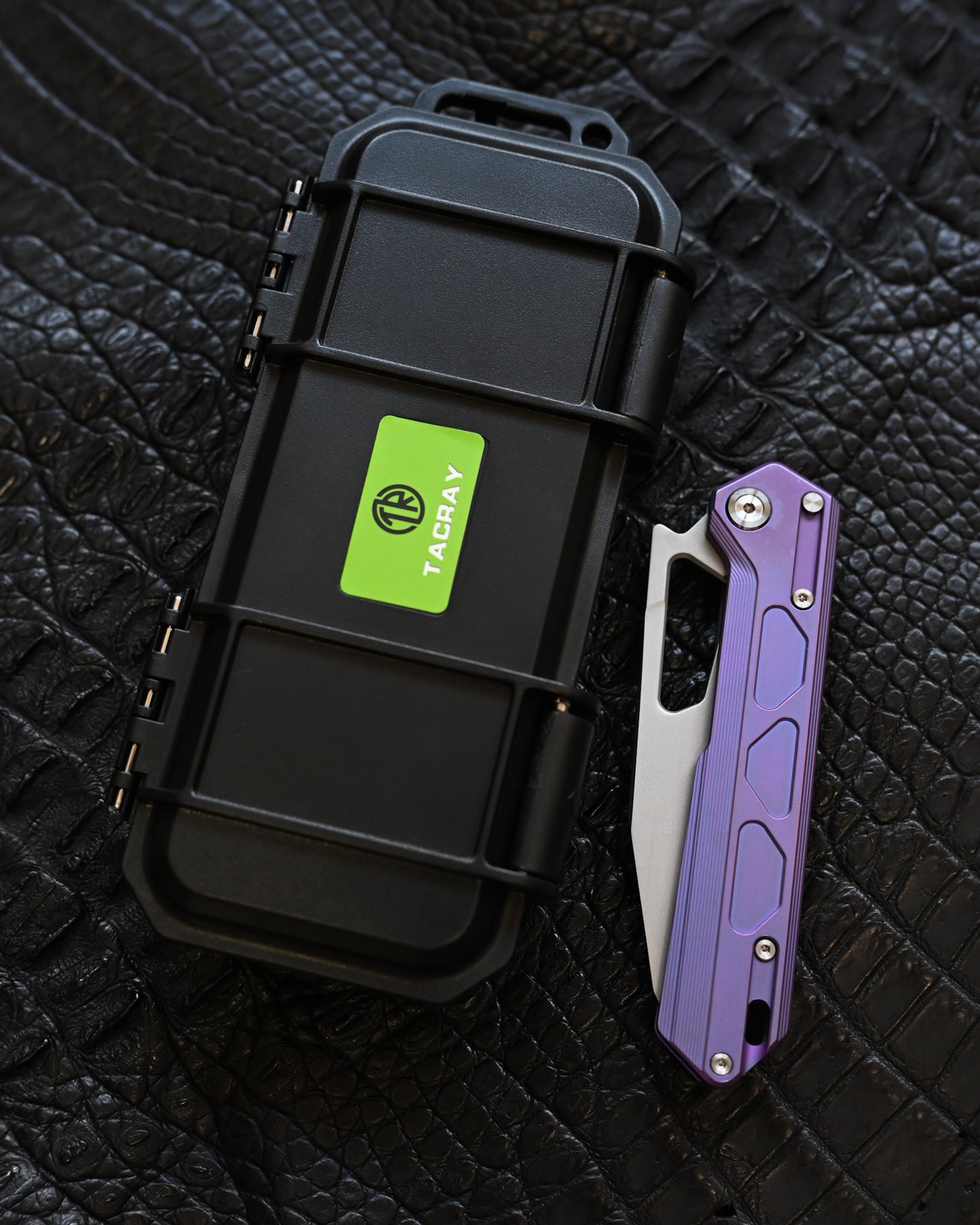TACRAY DT03 Folding Cooking Knife – Purple (Limited Color)
