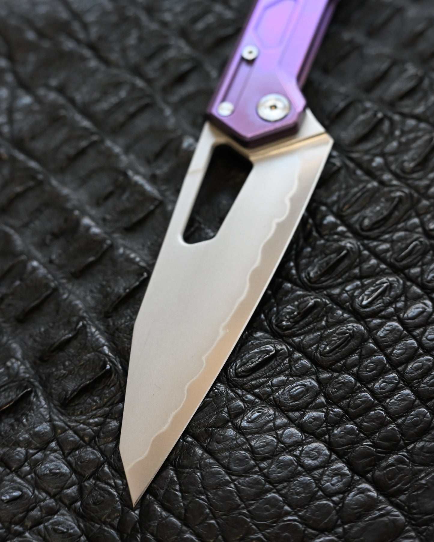 TACRAY DT03 Folding Cooking Knife – Purple (Limited Color)