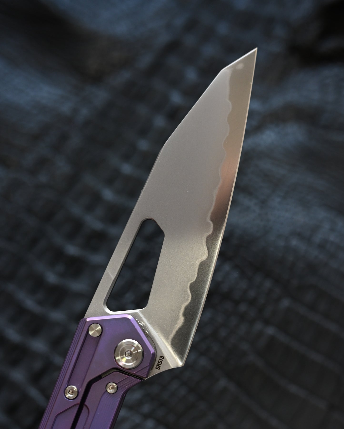 TACRAY DT03 Folding Cooking Knife – Purple (Limited Color)