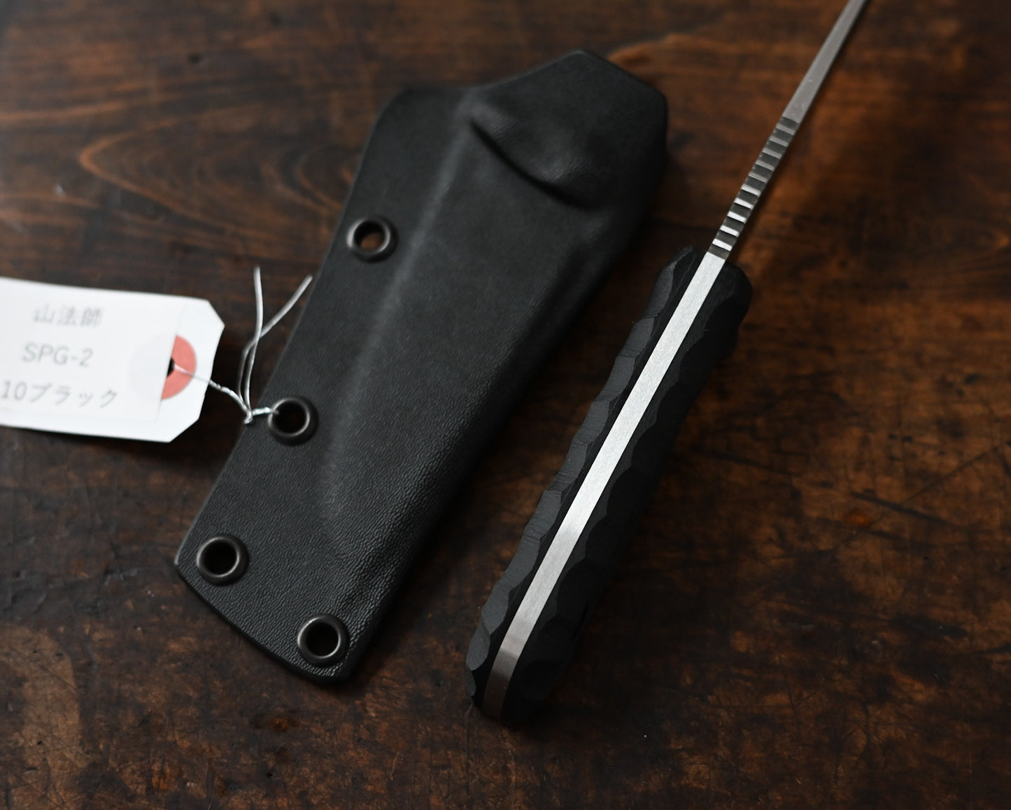 Yamabōshi | Kiku Knives Kiku Matsuda Tactical Fixed Blade - SPG-2 Laminated Steel | Lightweight Tactical Outdoor Knife