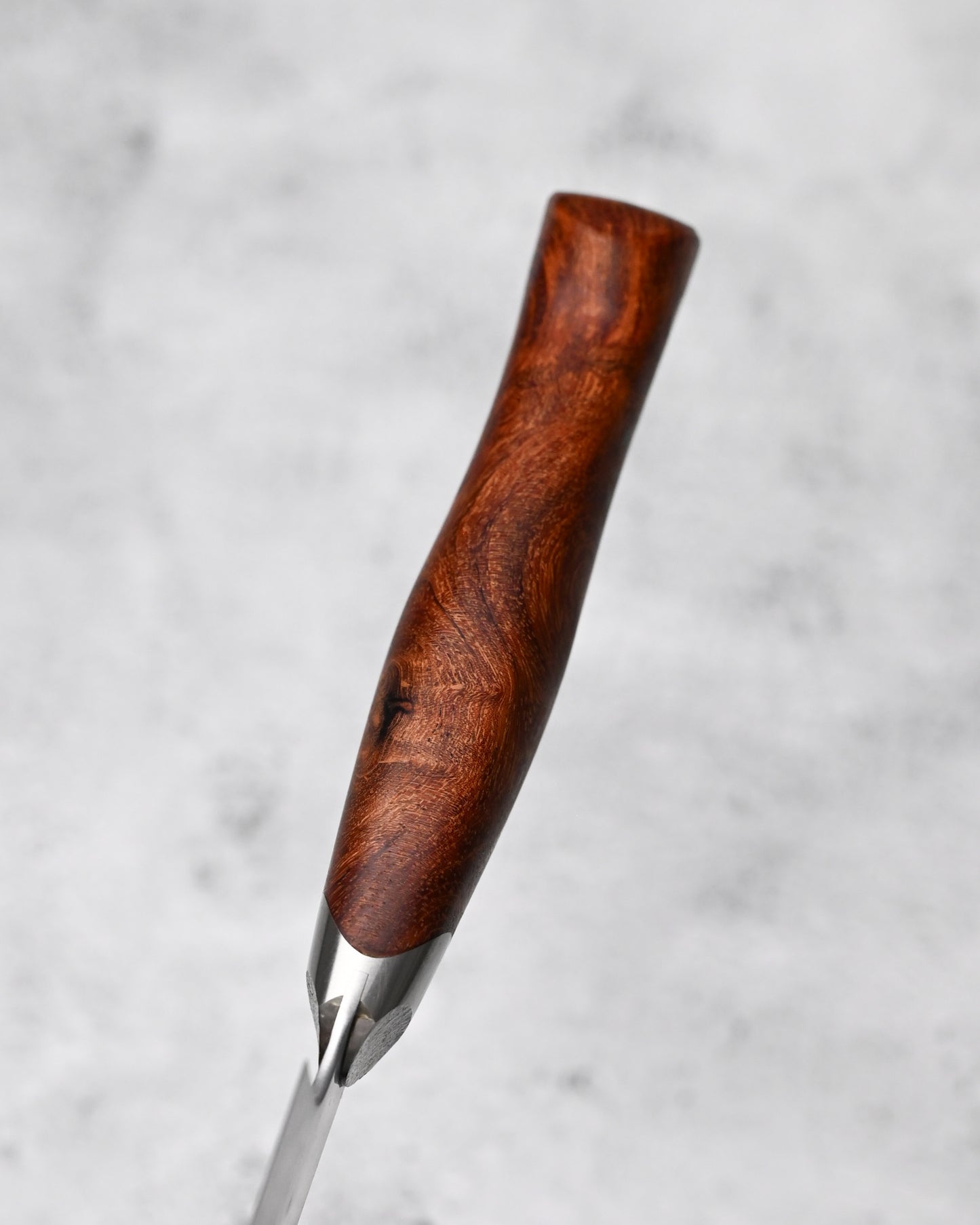 Japan Made Hiroshi Saito Handmade SG2 Chef Knife|Karin Wood Handle|Hand-Brushed Blade