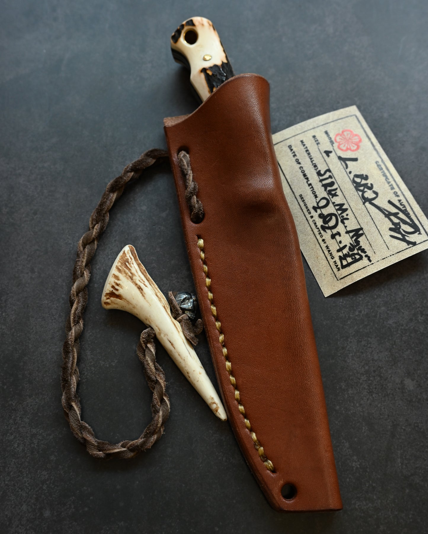 Wtopia L-BBQ アウトドアナイフ|STRIX積層鋼|関市ナイフショー限定|日本製ハンドメイド