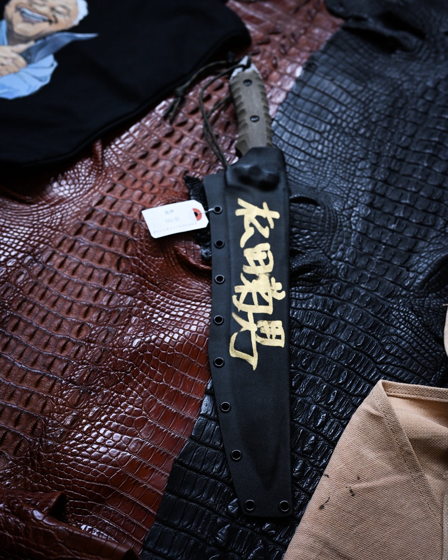 Kiku Matsuda × Kiku Knives|FUJIN Tactical Knife – Ginza Exhibition Special (Rare Collector’s Edition, Extra Thick Blade)
