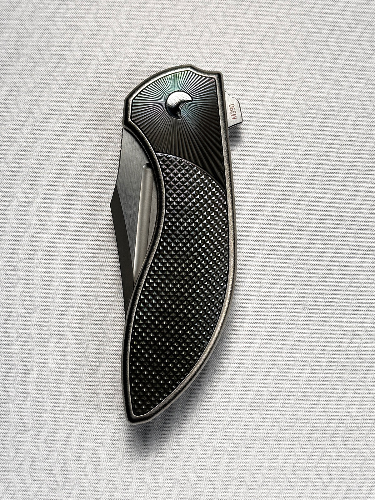 Eclipse Folding Knife|Titanium Integral Handle|M390 Blade|Custom Handmade EDC