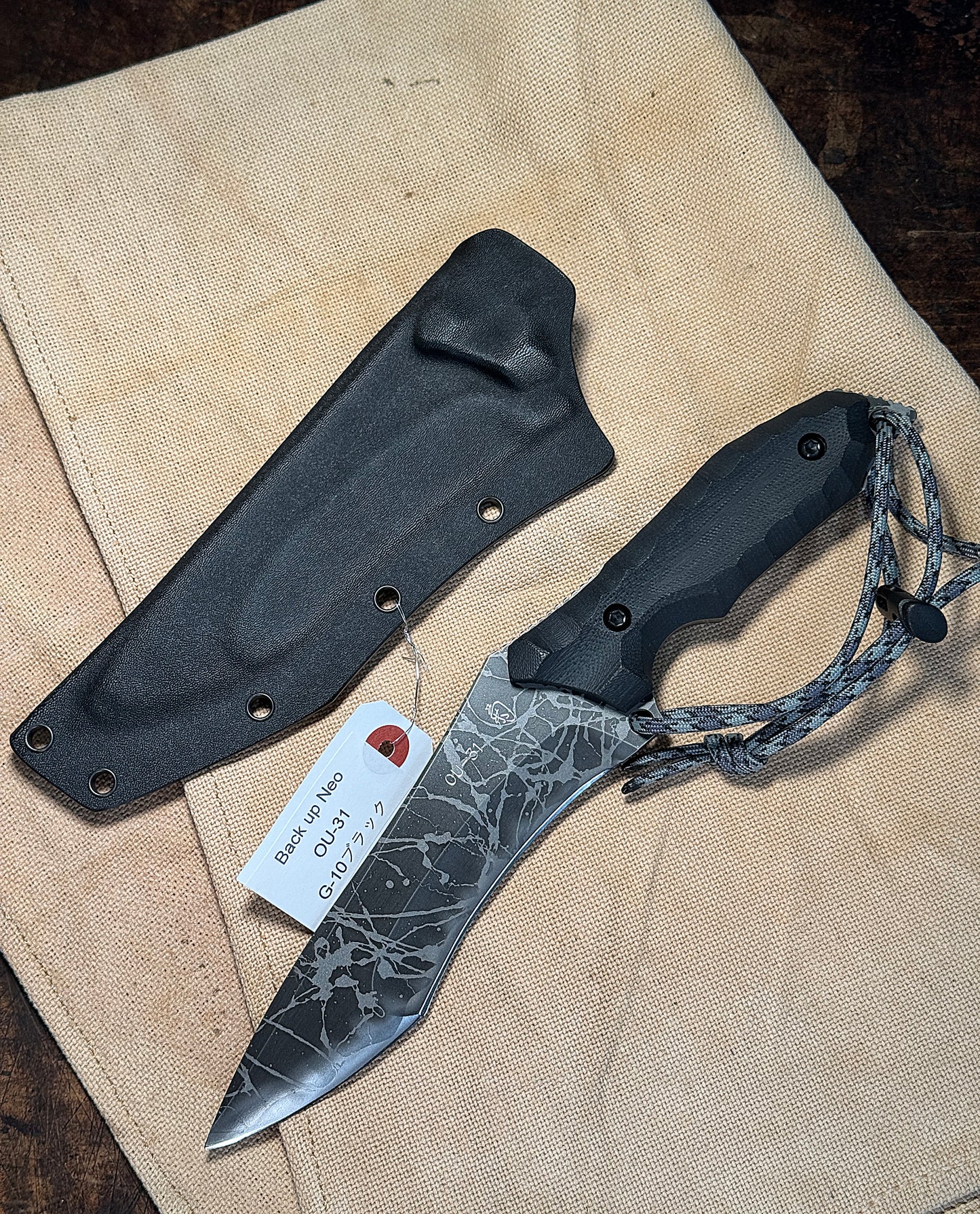 Back up Neo | OU-31 + G-10 Black by 松田菊男 Kikuknives