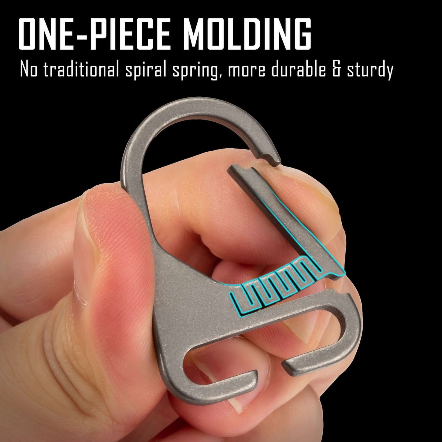 KeyUnity KB00 TITANIUM CARABINER CLIP