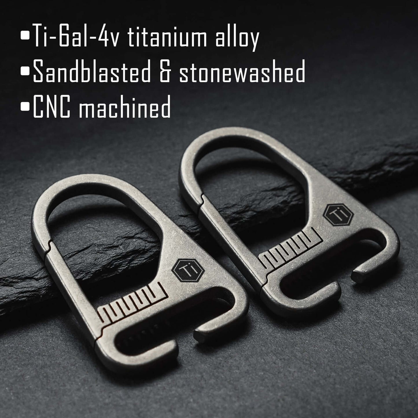 KeyUnity KB00 TITANIUM CARABINER CLIP