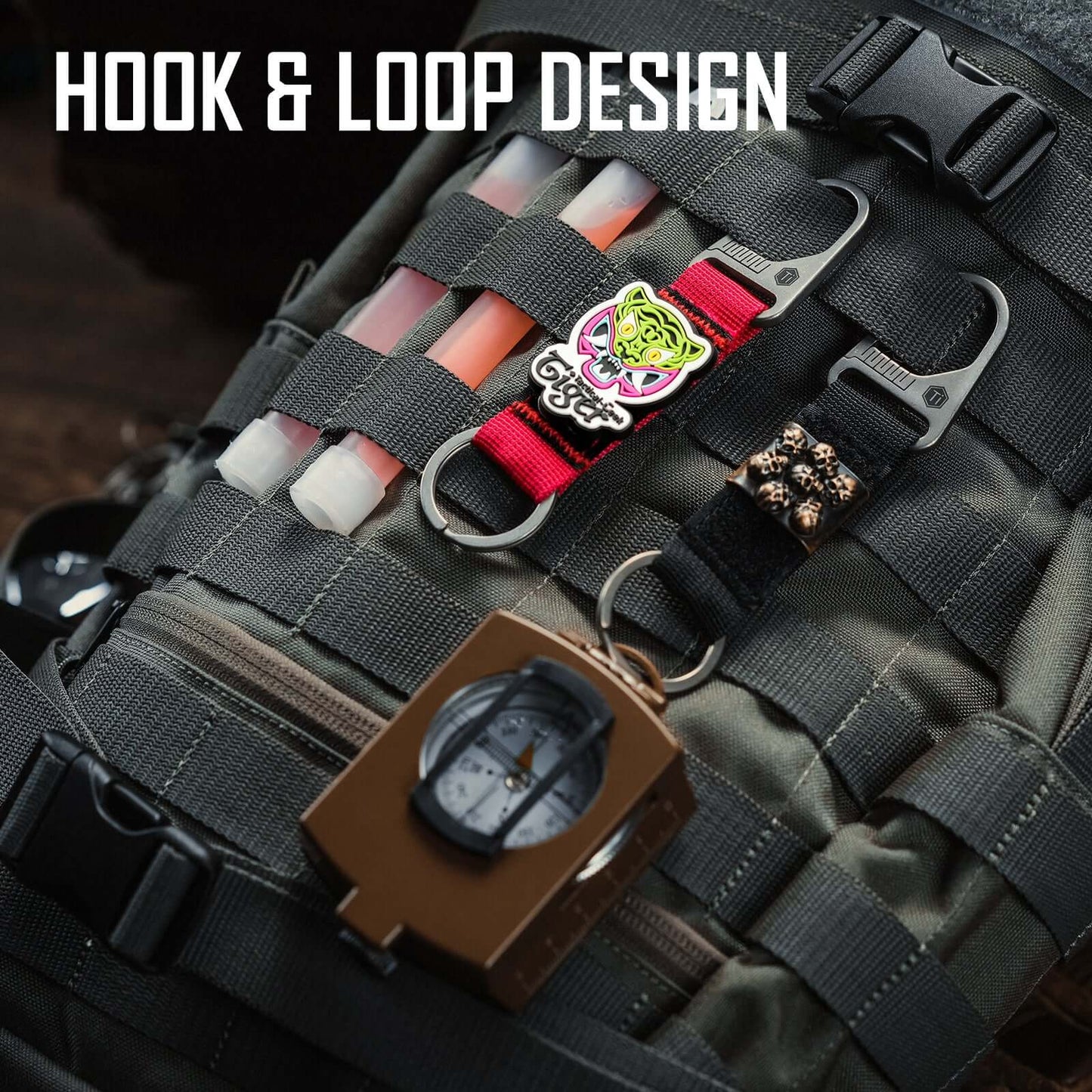 KeyUnity KB01 TITANIUM CARABINER KEYCHAIN