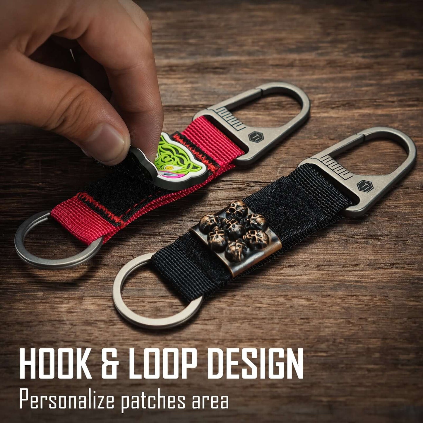 KeyUnity KB01 TITANIUM CARABINER KEYCHAIN