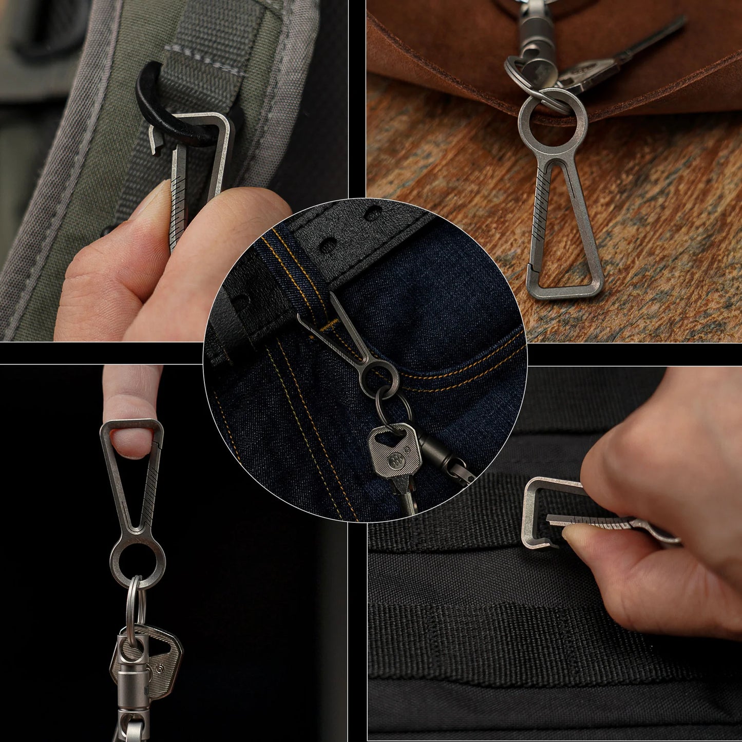 KeyUnity KD00 TITANIUM KEYCHAIN