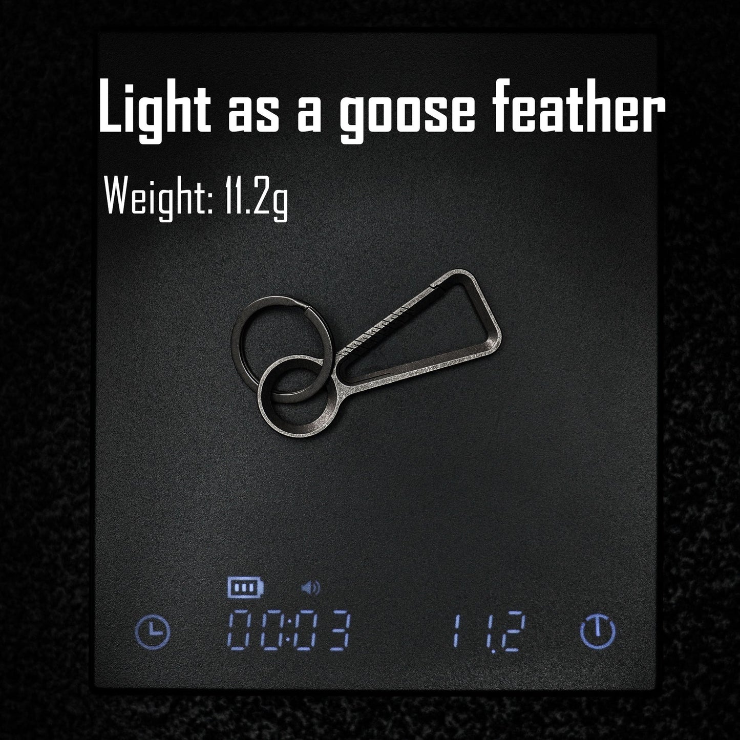 KeyUnity KD00 TITANIUM KEYCHAIN