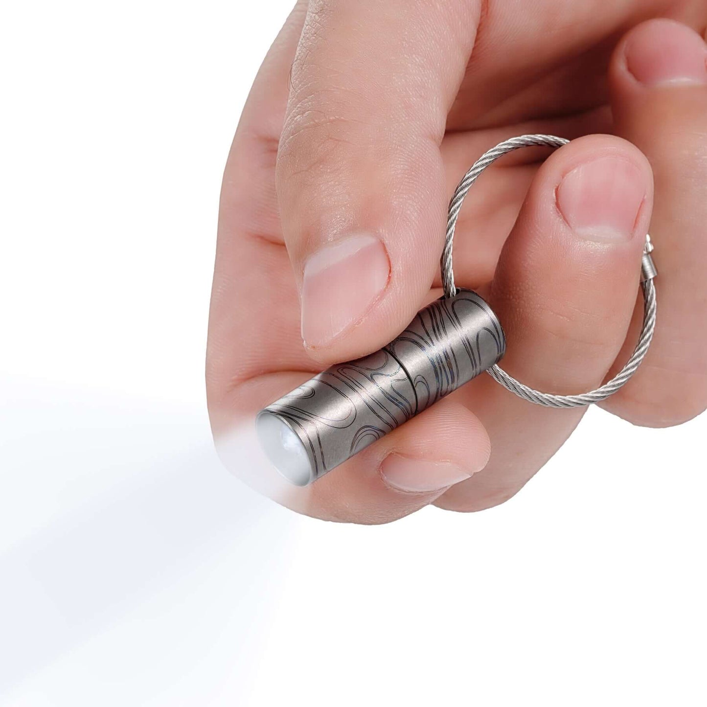 KeyUnity KF00 Titanium alloy mini flashlight