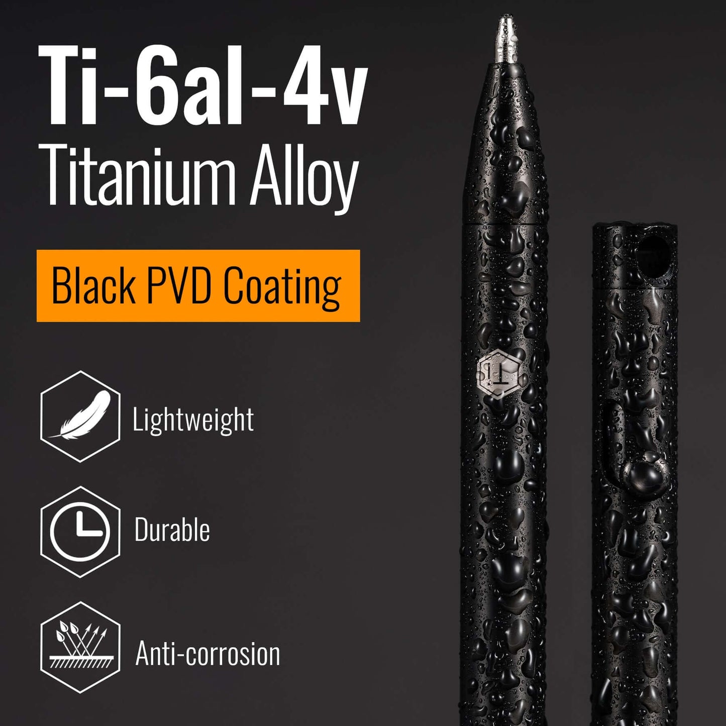 KeyUnity KP00 TITANIUM ALLOY BOLT ACTION PEN