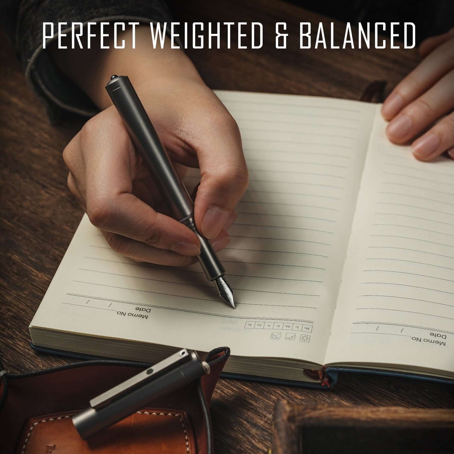 KeyUnity KP02 TITANIUM ALLOY TACTICAL FOUNTAIN PEN