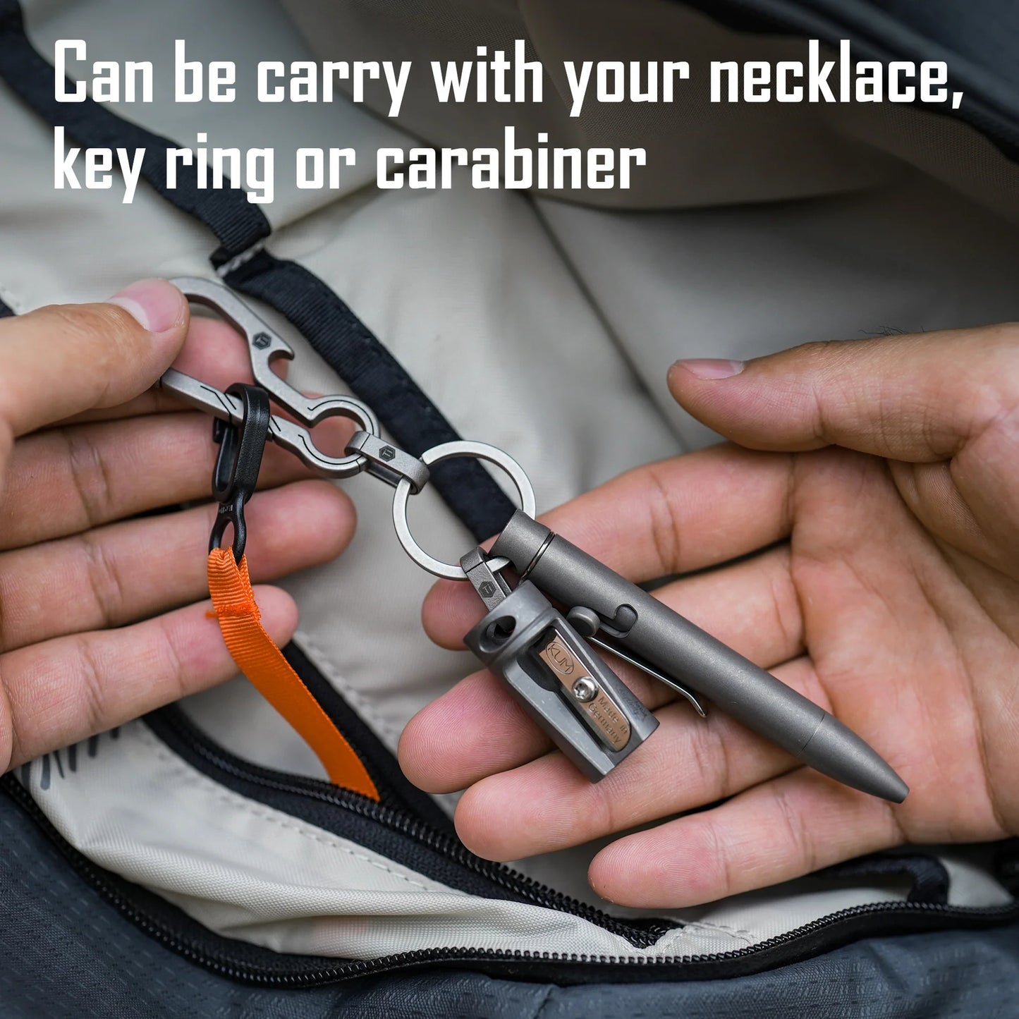 KeyUnity KP05 TITANIUM ALLOY BOLT ACTION PEN