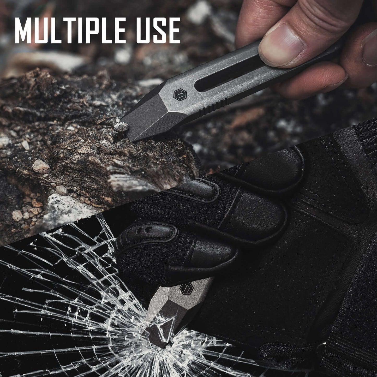 KeyUnity KR00 TC21 Titanium EDC Pry Bar