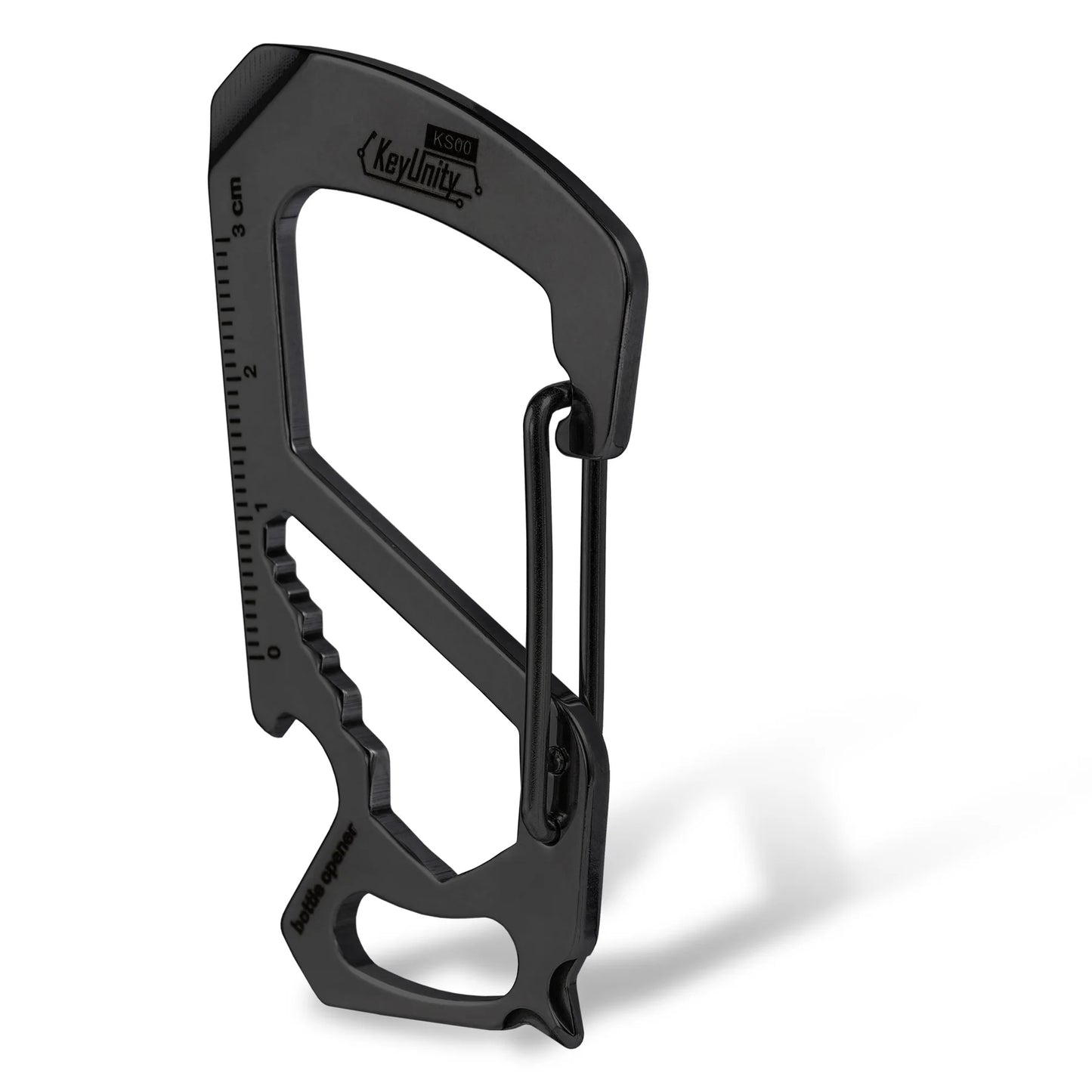 KeyUnity KS00 STAINLESS STEEL CARABINER CLIP WITH BOTTLE OPENER