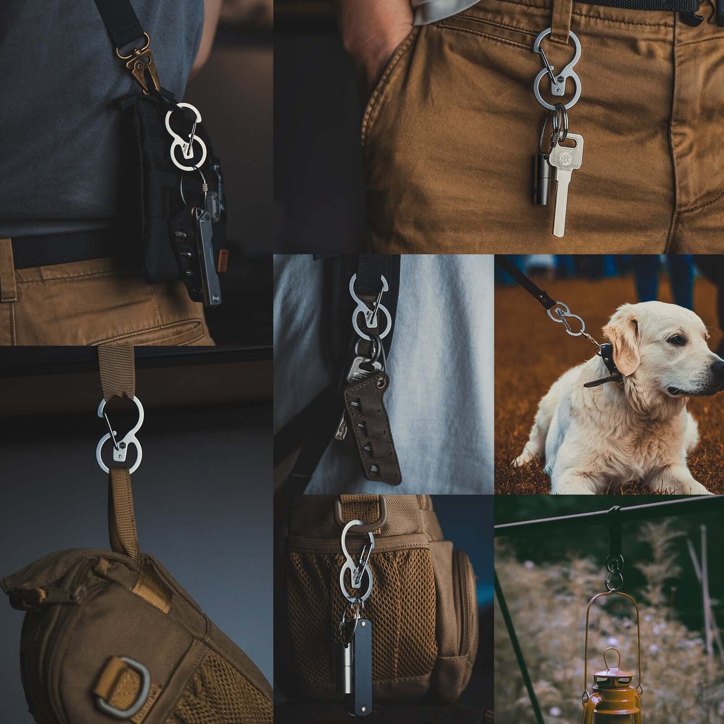 KeyUnity QUICK RELEASE KEYCHAIN CARABINER CLIP