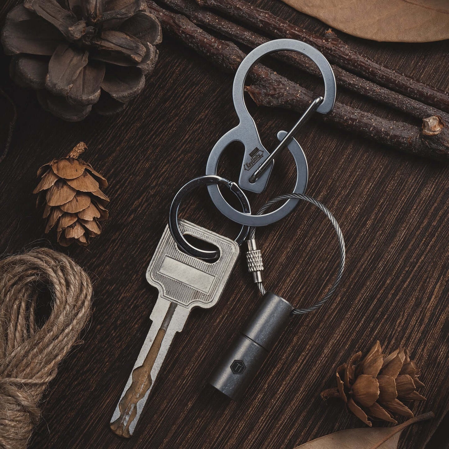 KeyUnity QUICK RELEASE KEYCHAIN CARABINER CLIP