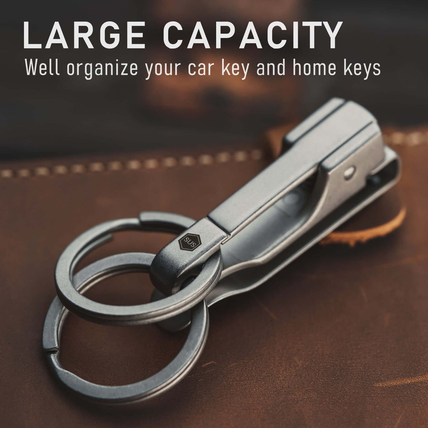 KeyUnity KS02 STAINLESS STEEL KEYCHAIN