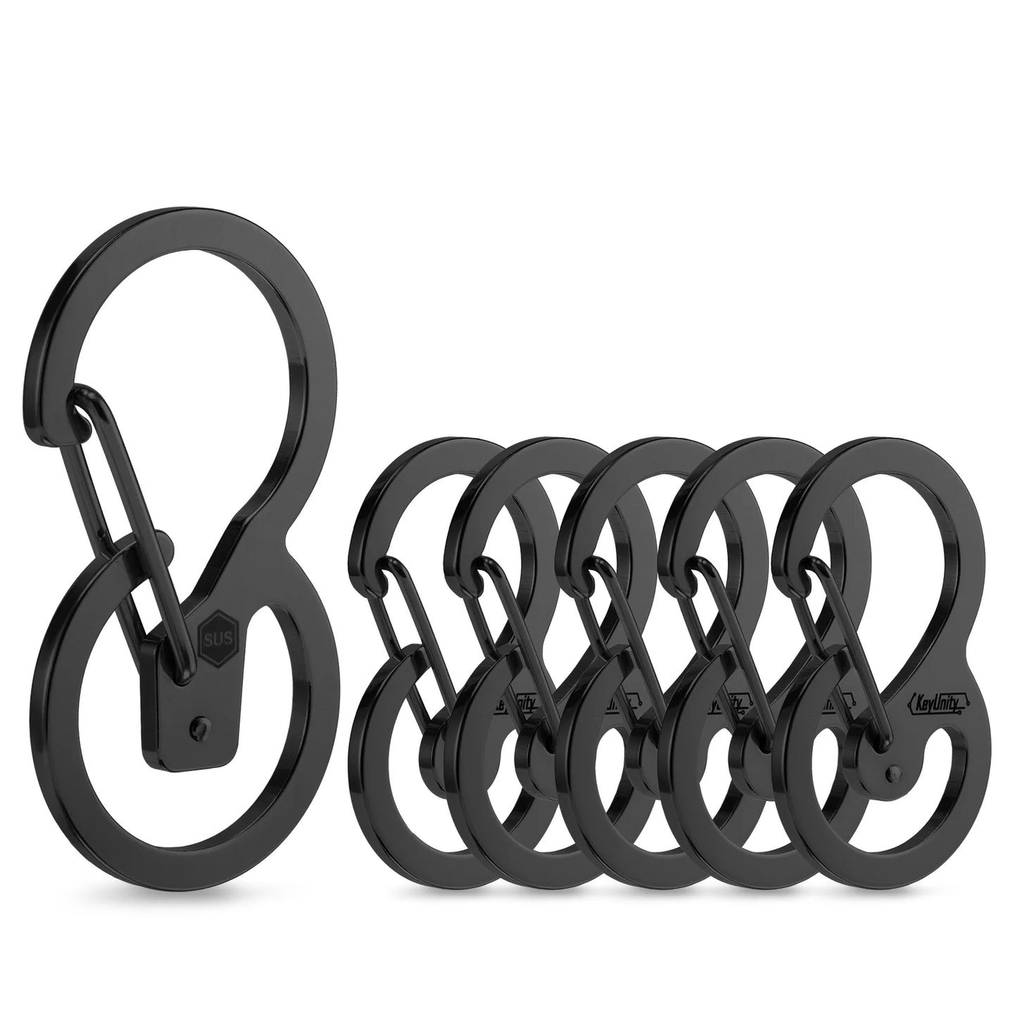 KeyUnity KS04 STAINLESS STEEL CARABINER CLIP