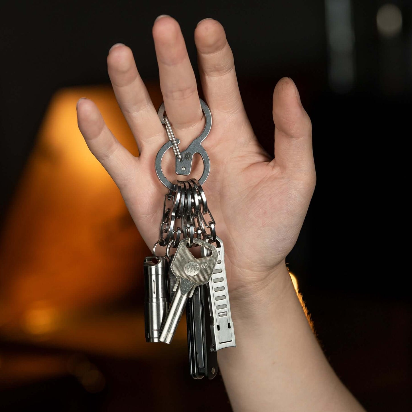 KeyUnity KS04 STAINLESS STEEL CARABINER CLIP