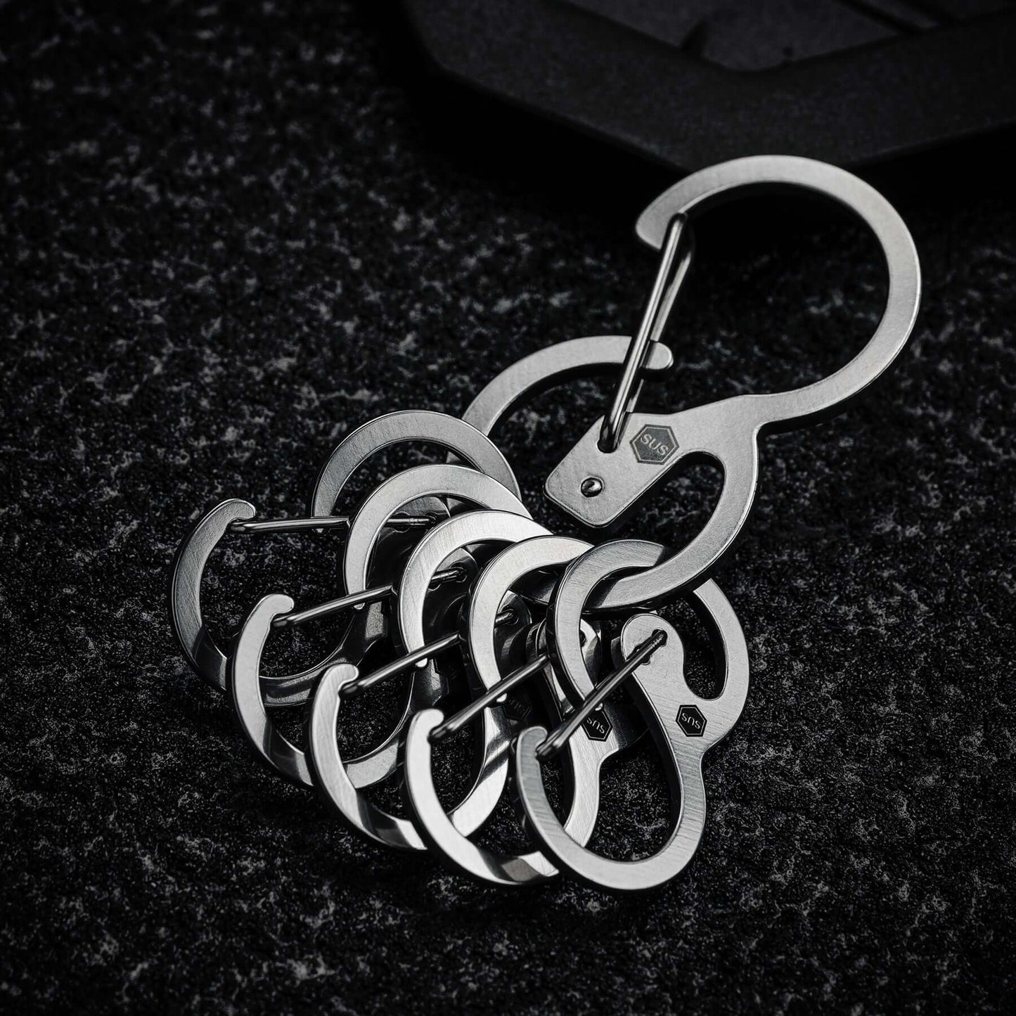 KeyUnity KS04 STAINLESS STEEL CARABINER CLIP