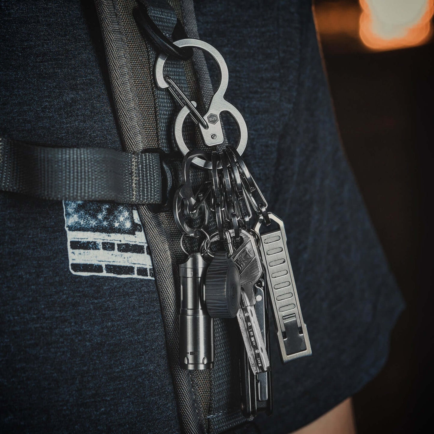 KeyUnity KS04 STAINLESS STEEL CARABINER CLIP