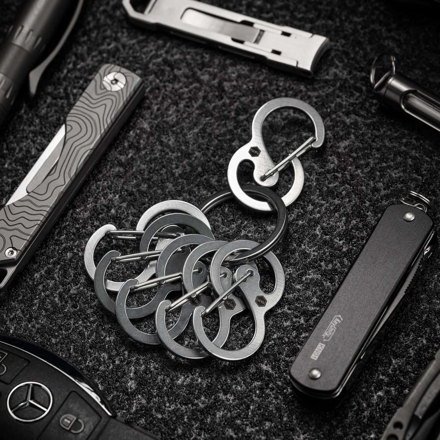 KeyUnity KS05 STAINLESS STEEL CARABINER CLIP