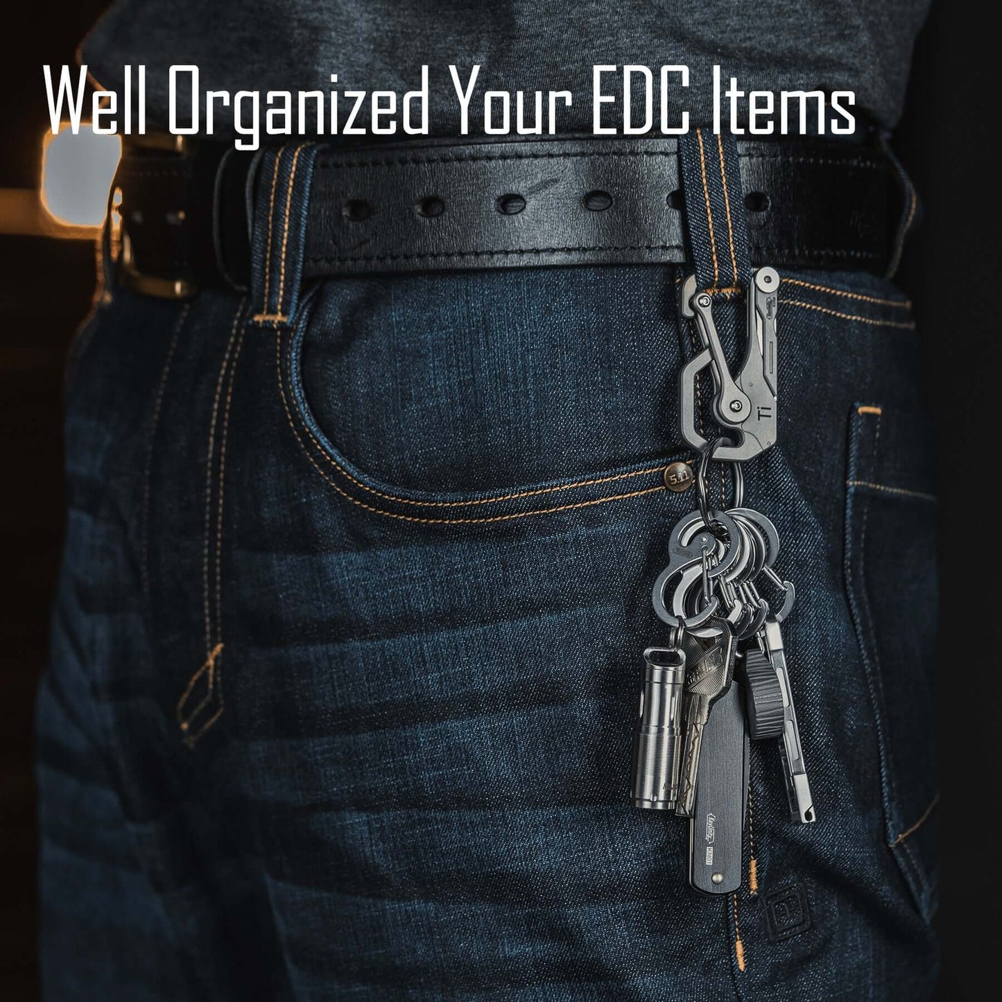 KeyUnity KS05 STAINLESS STEEL CARABINER CLIP