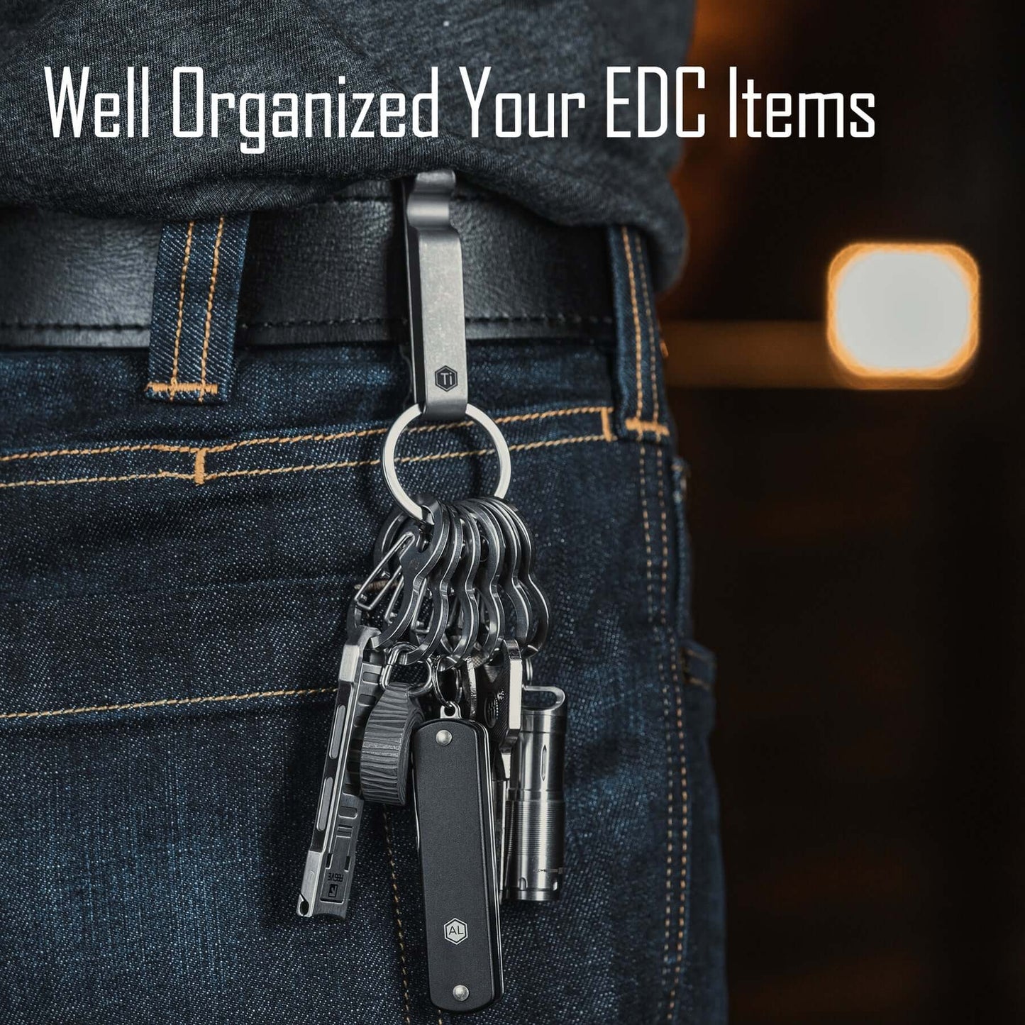 KeyUnity KS05 STAINLESS STEEL CARABINER CLIP