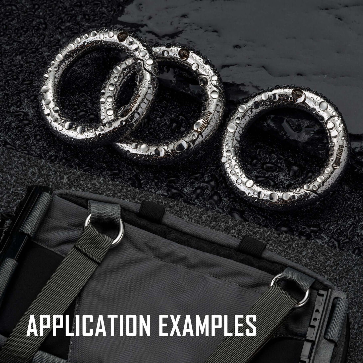 KeyUnity KS06  STAINLESS STEEL CARABINER KEY RING