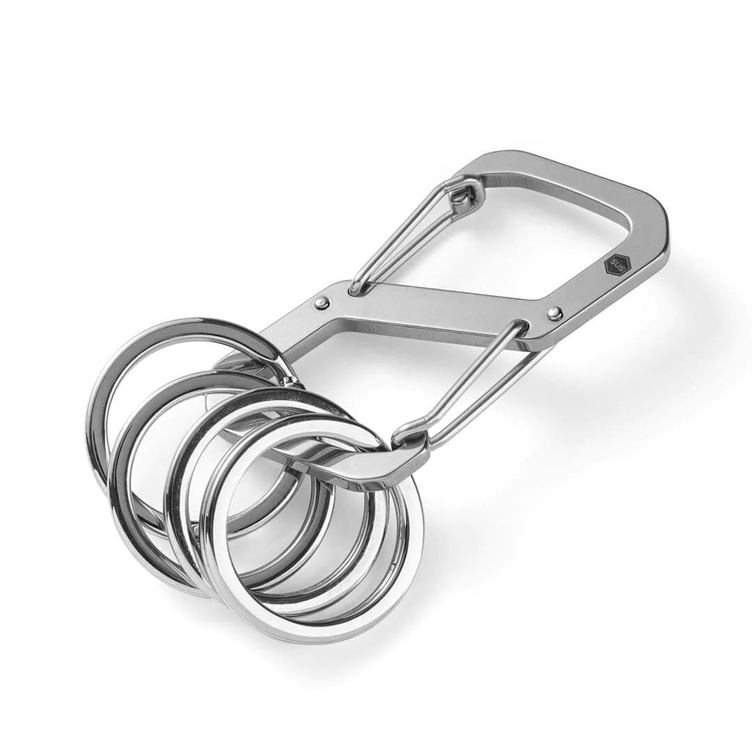 KeyUnity KS07 ANTI LOST STAINLESS STEEL CARABINER CLIP