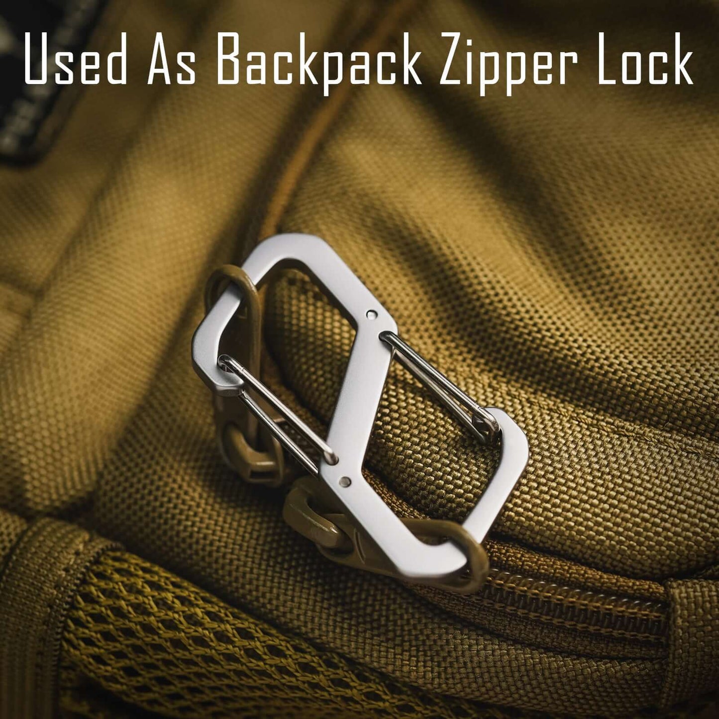 KeyUnity KS07 ANTI LOST STAINLESS STEEL CARABINER CLIP