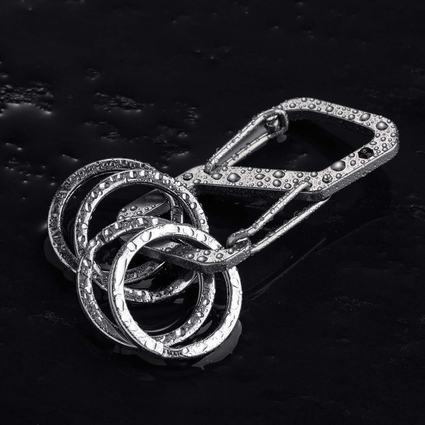 KeyUnity KS07 ANTI LOST STAINLESS STEEL CARABINER CLIP