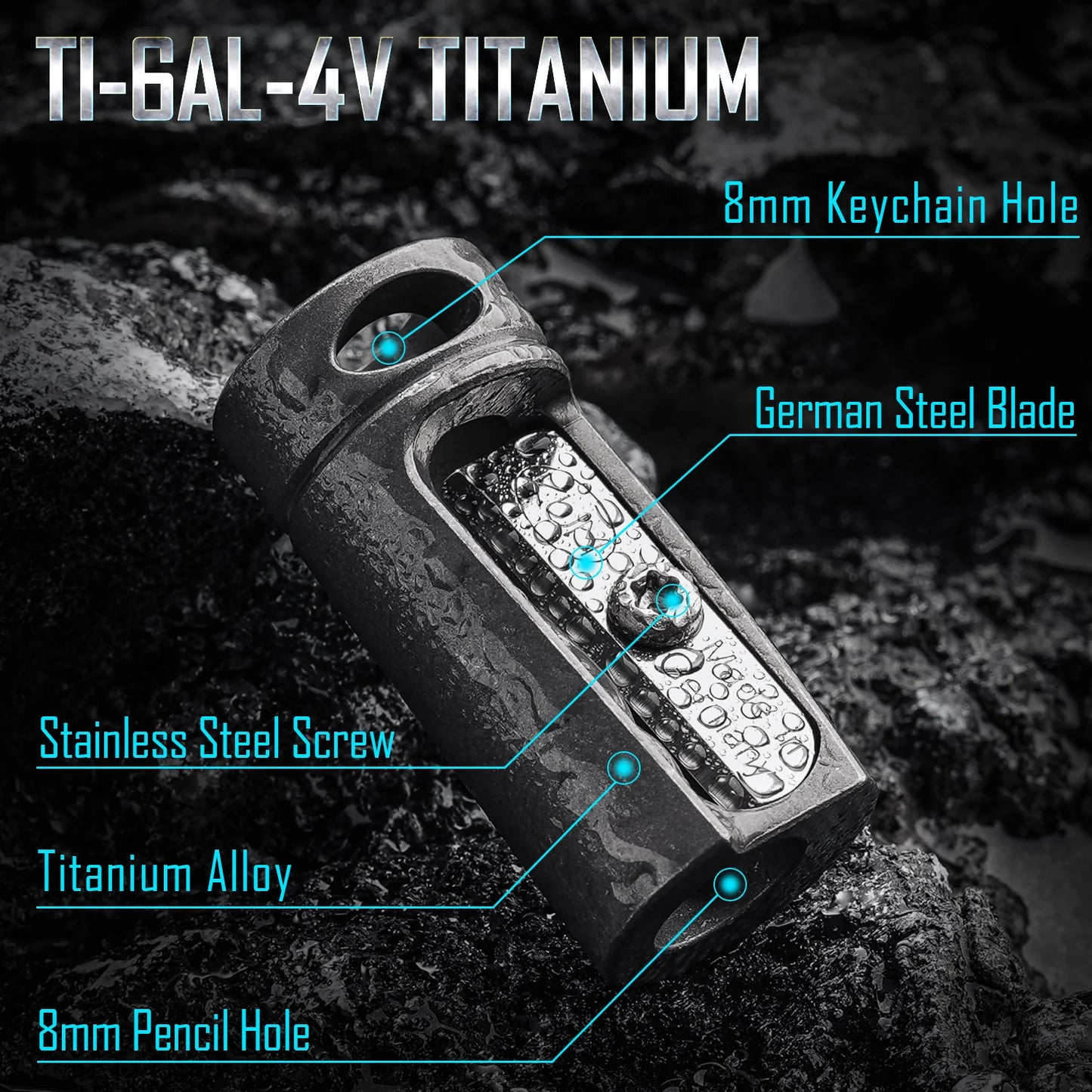 KeyUnity KT00 TITANIUM ALLOY PENCIL SHARPENER