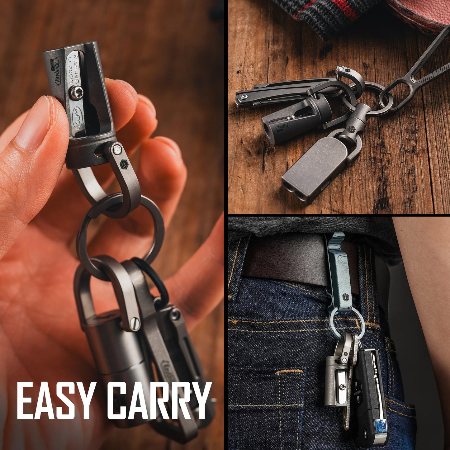 KeyUnity KT00 TITANIUM ALLOY PENCIL SHARPENER