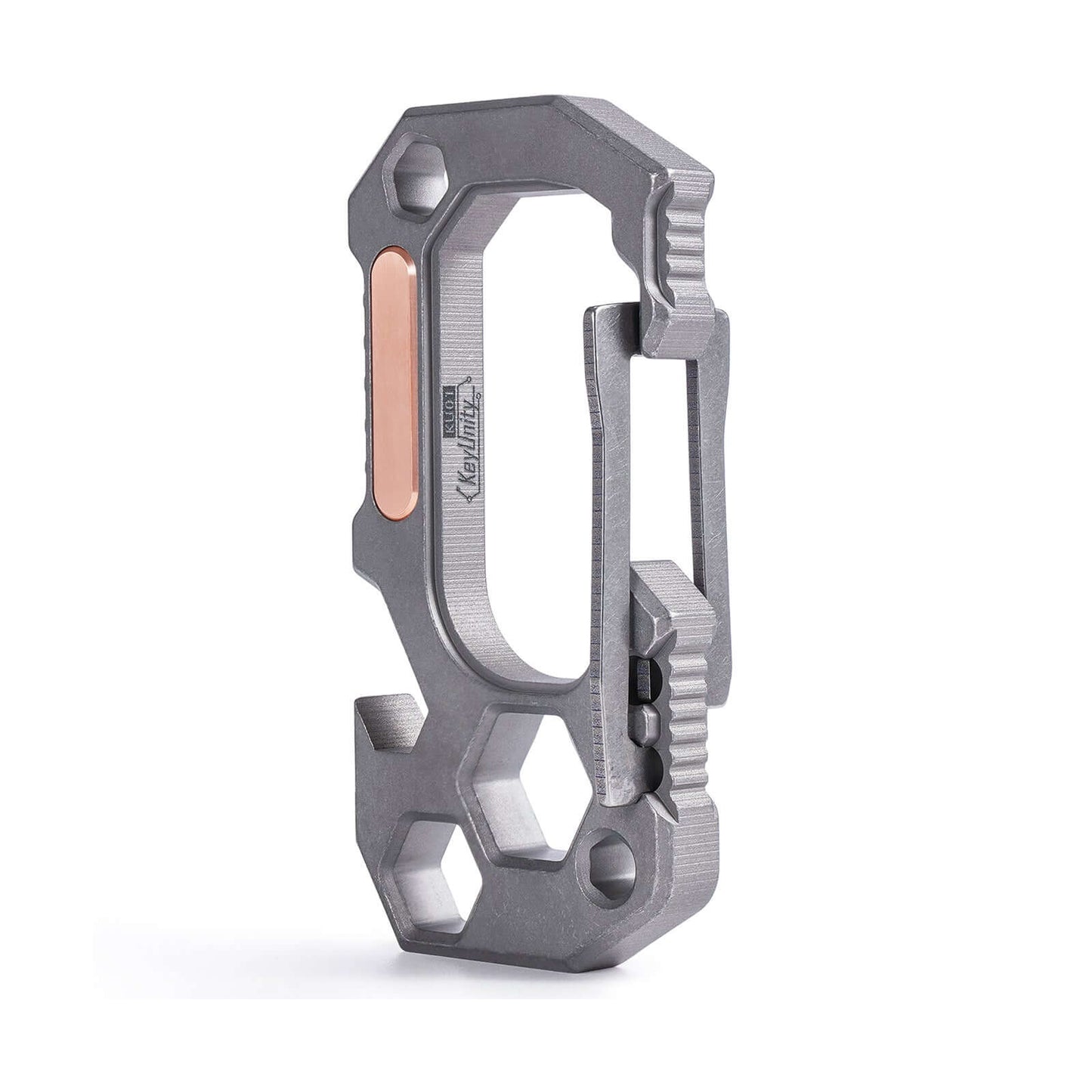 KeyUnity KU01 TITANIUM ALLOY CARABINER CLIP WITH WRENCH