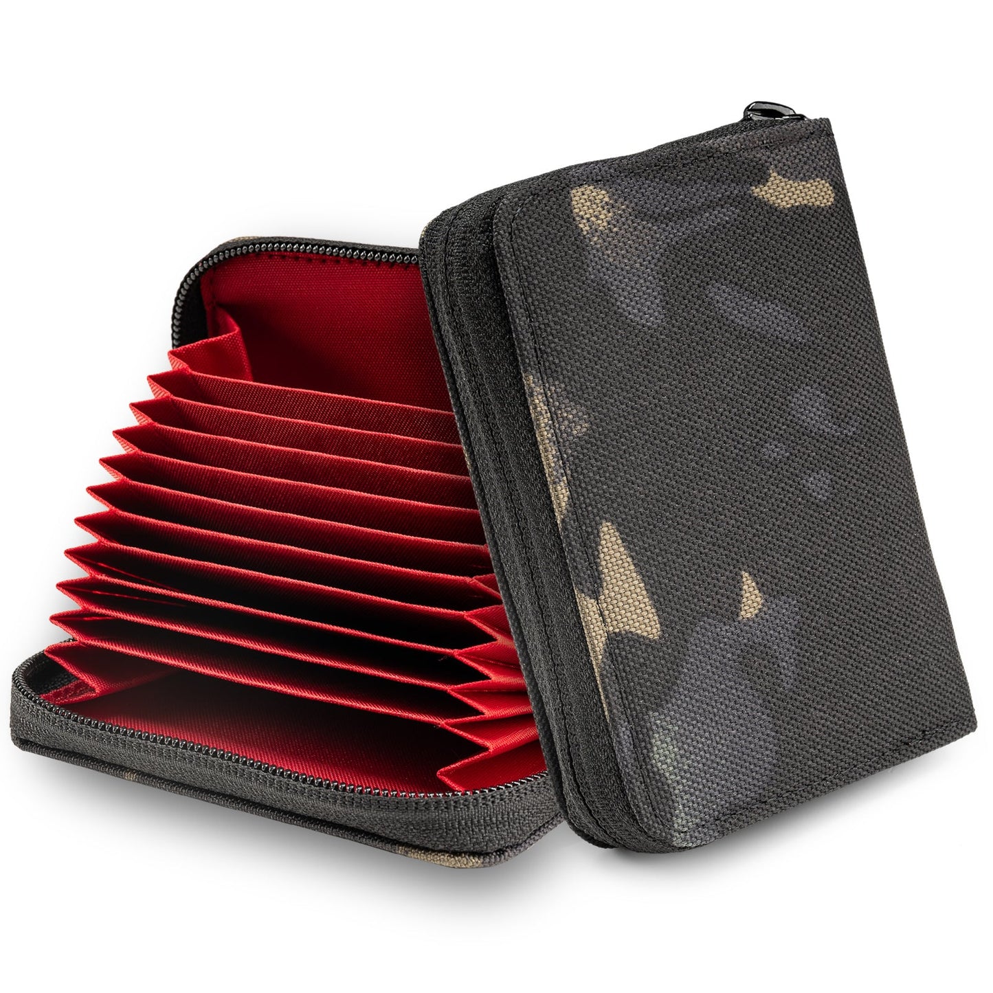 TACTICAL_GEEK PC1 EDC Durable 11-Slot Nylon Card Holder for Credit Cards