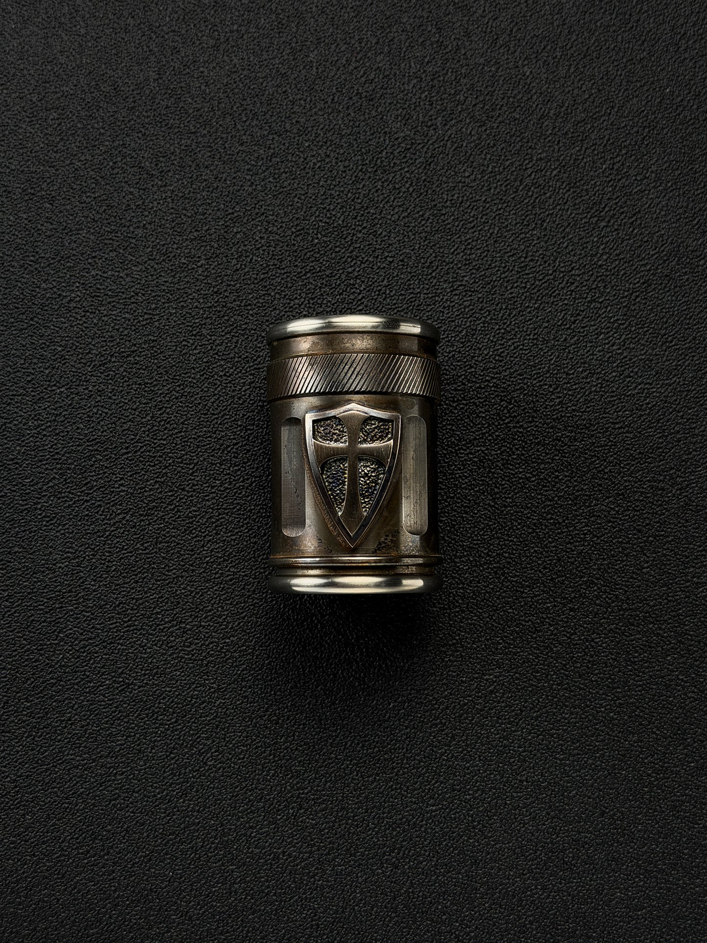 Rare Steel Flame One-Off × Atwood Collaboration Crusader Silver Shield Cup